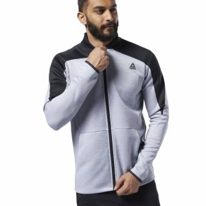 Reebok One Series Training Spacer Track Jacke Herren - Grau - DE 497-BTU